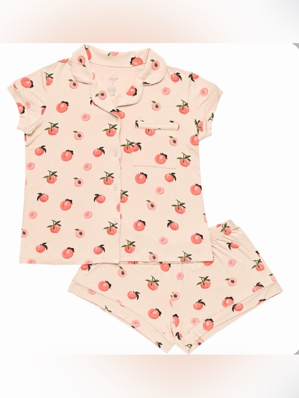 Kyte Baby Women’s Bamboo Peach Pajama Short Set XXL